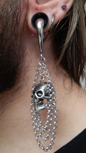 Titanium Single Flare Plug Customer Photo